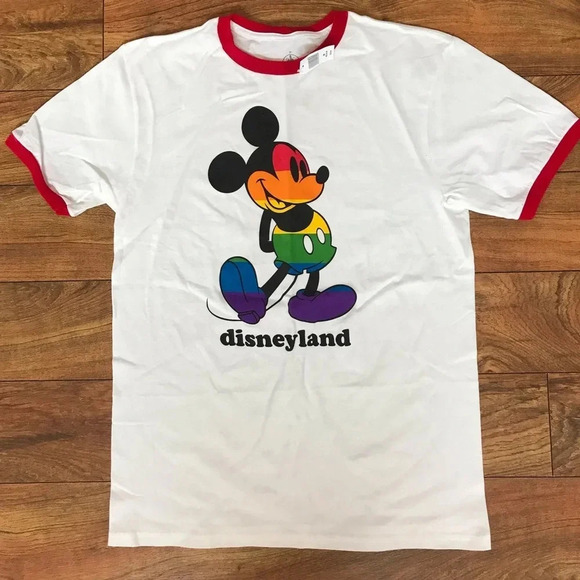 Disney parks Mickey Rainbow Shirt - Picture 1 of 3